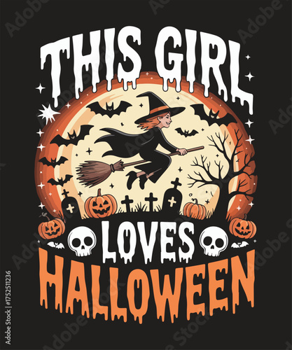 This girl loves halloween