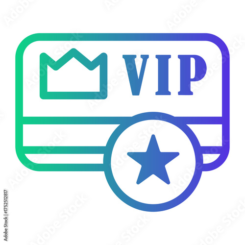 exclusive Line Gradient Icon