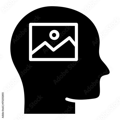 Imagination Glyph Icon