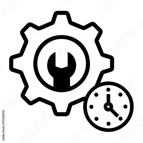fast servive Line Icon
