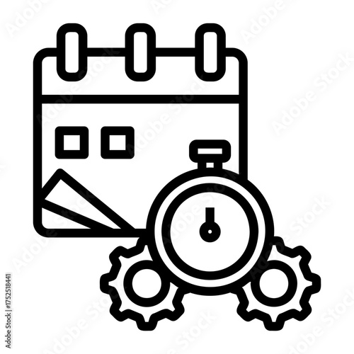 fast servive Line Icon