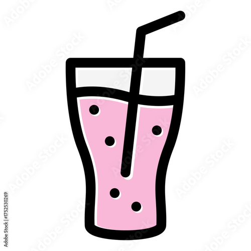 glass of juice drink icon