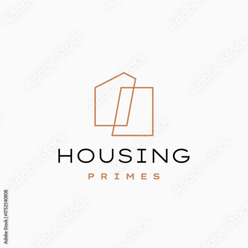 letter i house home mortgage real estate living logo vector icon illustration