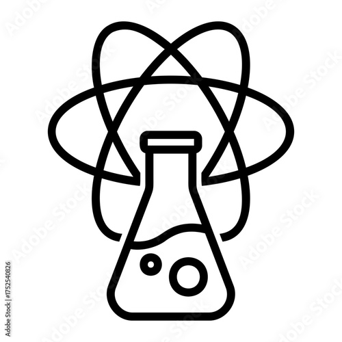 symbol science Line Icon