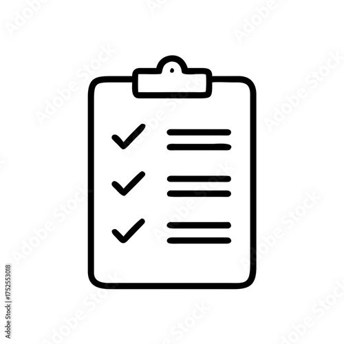 Clipboard with checklist for task management