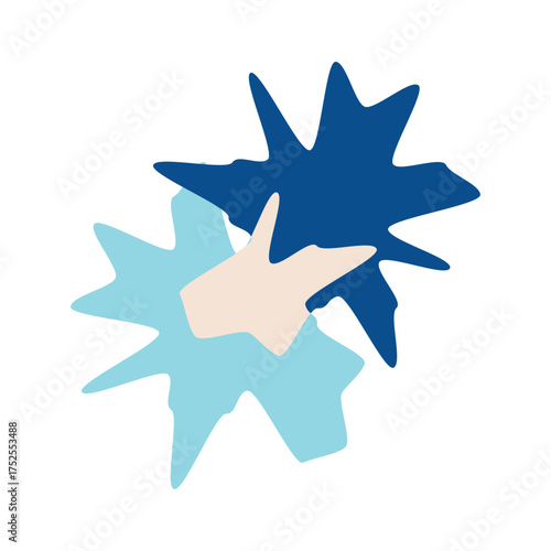 Minimalist Geometric Shapes Art Graphic Element Icon Collection Set
