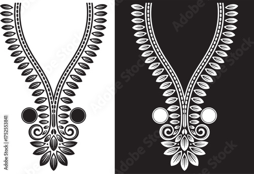 black and white zipper vector illustration
