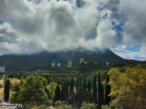 Wallpaper Mural the mountain, Ayu-Dag, the Crimean coast. Mountains, sea, beautiful mountain landscape, nature, coast Torontodigital.ca