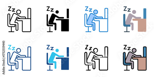 tired icon set multiple style collection 
