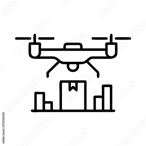 Drone delivery service for fast package shipping