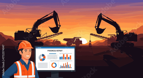 Mining Industry Progress Analytics at Sunset: A Comprehensive Performance Overview