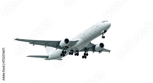 Aircraft taking off on a dark background