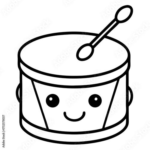 illustration of drum