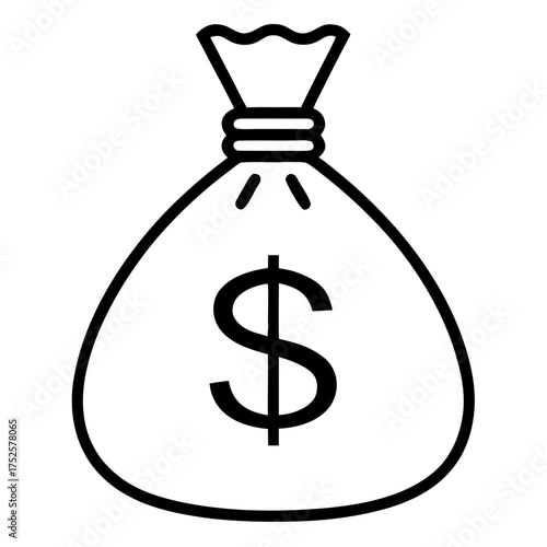 bag with dollar sign
