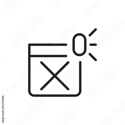 Zero defect icon representing quality assurance, precision manufacturing, process improvement, and industrial excellence for production control, engineering, and performance management visuals.