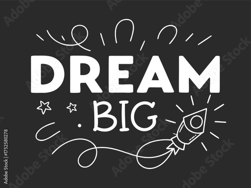 Dream Big Inspirational Poster