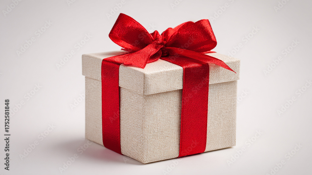 Obraz premium red gift box