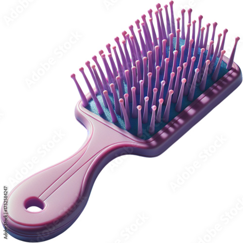 Elegant Hair Brush: A sleek hairbrush sits against a neutral background, its refined design a testament to functionality and style. Perfect for the modern lifestyle.