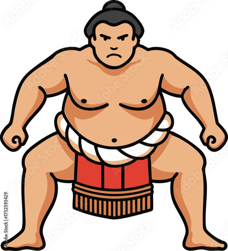 Sumo Wrestler Standing