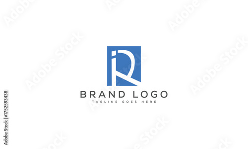 letter RI logo design vector template design for brand.