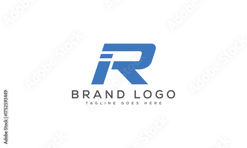 letter RI logo design vector template design for brand.