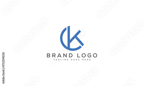 letter CK logo design vector template design for brand.