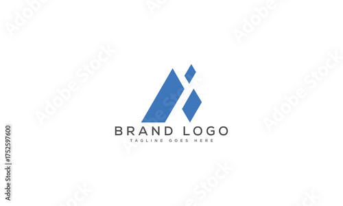 letter A logo design vector template design for brand.