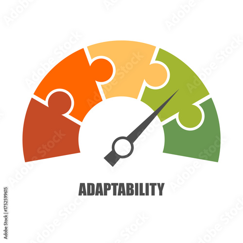Adapting to change and development for the self or the business. Business transformation, change management or transition to better innovative company, improvement and adaptation to new normal