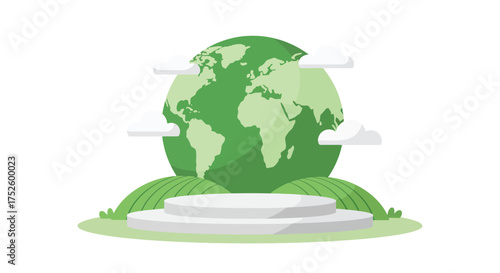 A person climbing a ladder to reach a glowing light bulb idea