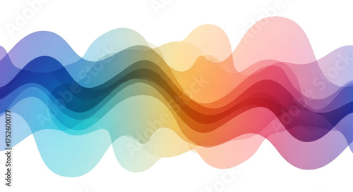 Colorful abstract wave background dynamic and vibrant design with smooth transitions and flowing shapes for modern and creative projects