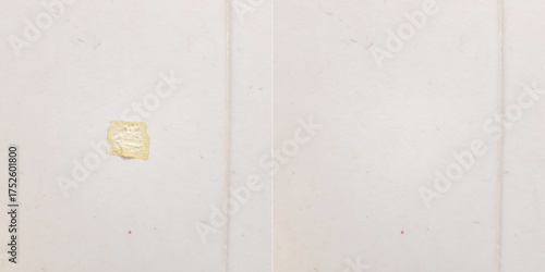 Before and After Wall Cleaning Showing Adhesive Tape Residue Removal Process