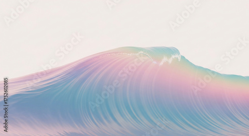 A pastel wave, a mesmerizing blend of soft hues, creating a serene and dreamy atmosphere with a touch of ethereal beauty
