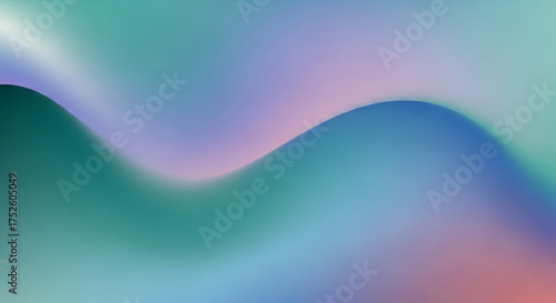 A mesmerizing abstract gradient background featuring smooth waves of teal, blue, and purple, creating a sense of depth and movement, perfect for adding a touch of elegance