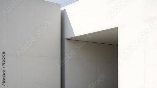 Wallpaper Mural Geometric Architectural Abstraction Clean Lines and Angles in Modern Design Torontodigital.ca