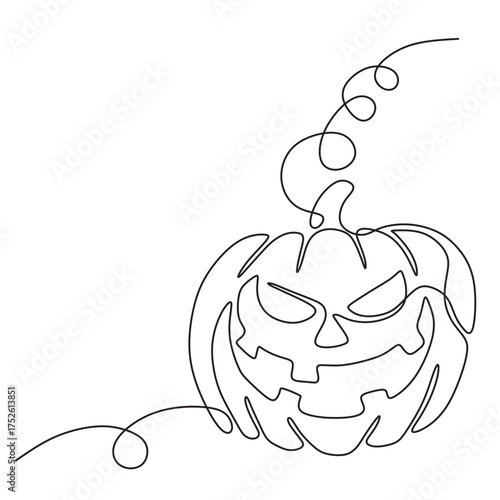 halloween line art 