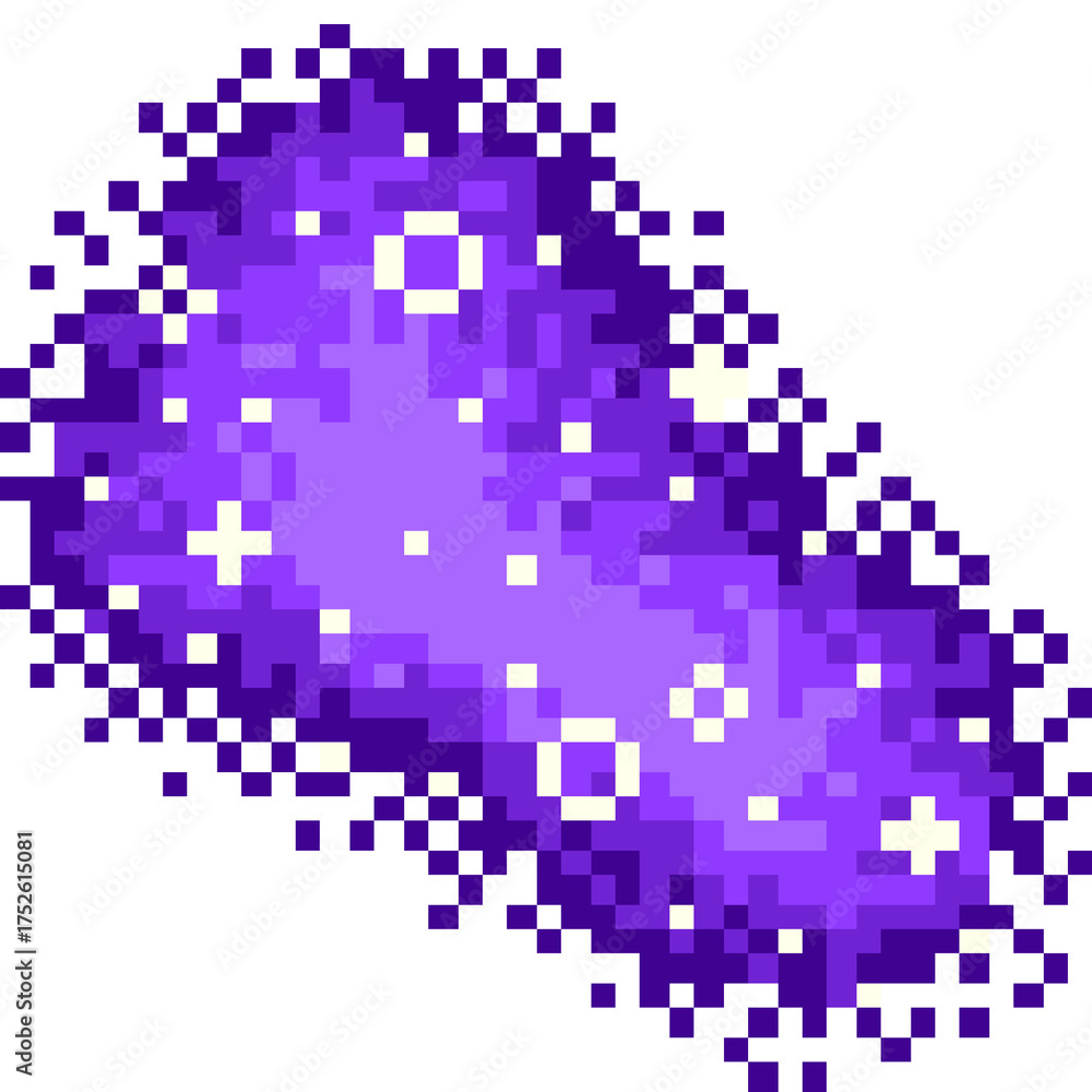 Fototapeta premium Pixelated Star Nebula