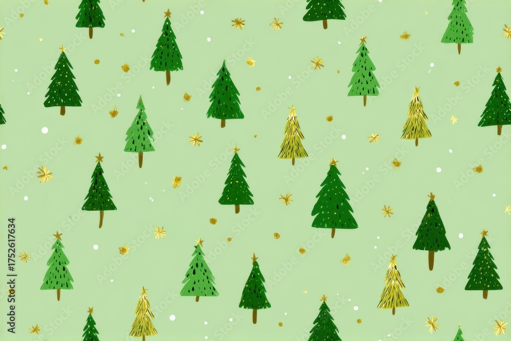 Fototapeta premium christmas trees background