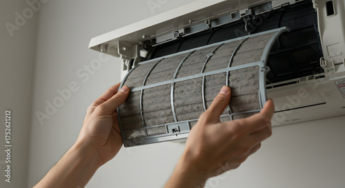 フィルター掃除の作業風景と清潔感