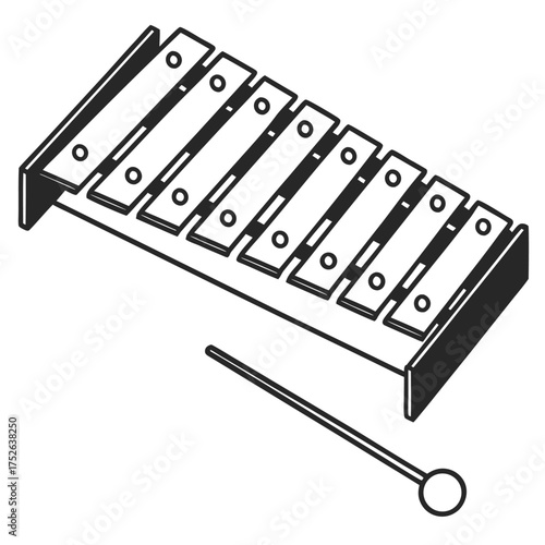 piano keys vector illustration
