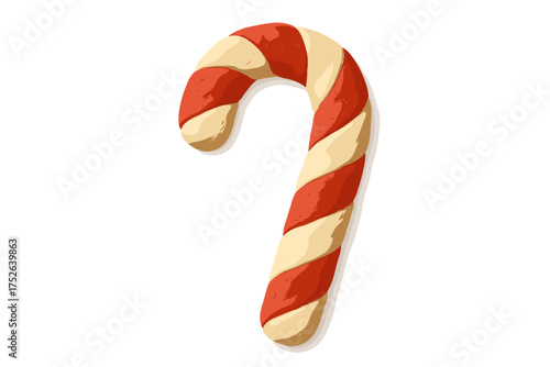 Christmas tree on car roof in naive childish style, clay plasticine toy vector illustration with transparent background, festive holiday decoration, winter season cartoon art