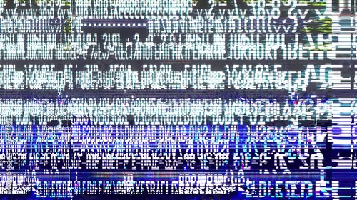 error database noise screen, abstract glitch transition