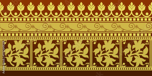 beautiful graphic saree design and this sari design is in Indian style which is for textile fashion industry and it can be used as wallpaper backdrop and website bg this style is originated in india 