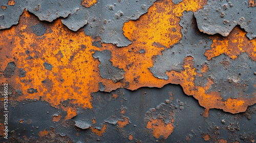 Rugged burnt metal surface featuring rust, grunge, and decay. Deep tones symbolize time, weathering, transformation, and the resilience of industrial materials.