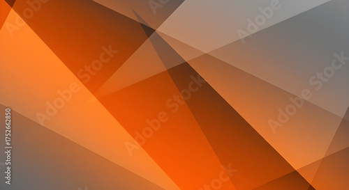 Abstract geometric gradient background with vibrant orange and gray hues