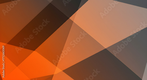 Abstract Geometric Shapes in Orange and Gray Color Palette Creating a Modern and Stylish Background Design