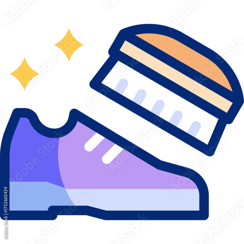Shoe Shop flat icons set with editable stroke, featuring sneakers, heels, boots, sandals, shopping bag, price tag, cash register, storefront, display, fashion footwear illustration