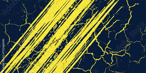 Sports yellow background design with abstract modern template. Vector.