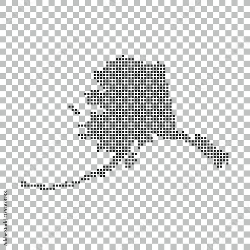 vector of Alaska map