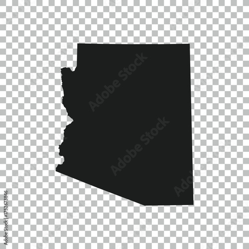 vector of Arizona map