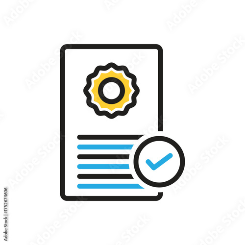 Multi color icon for possess
